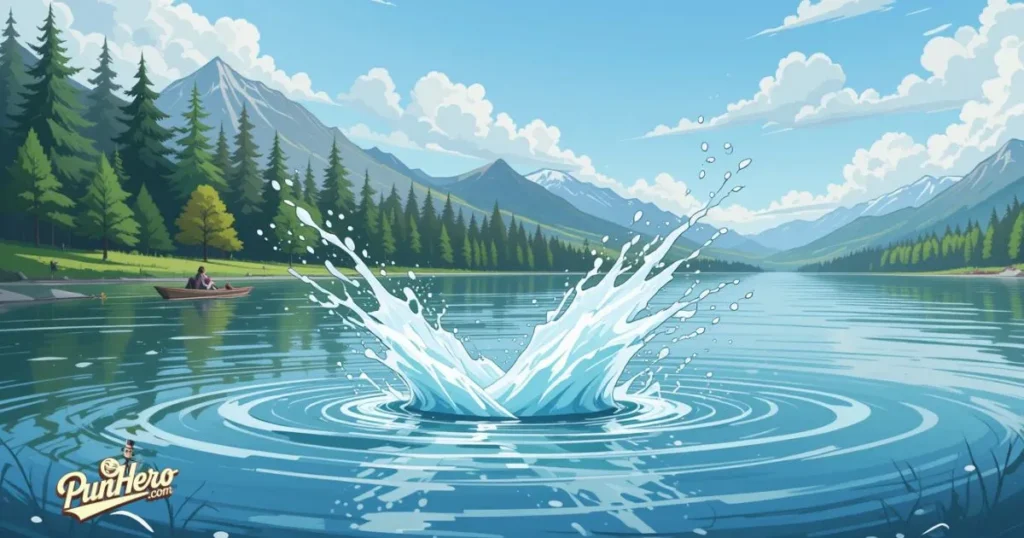 Splash into Lake Puns